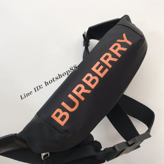 Burberry專櫃新款腰包 巴寶莉尼龍布男士腰包挎包 yxb1443